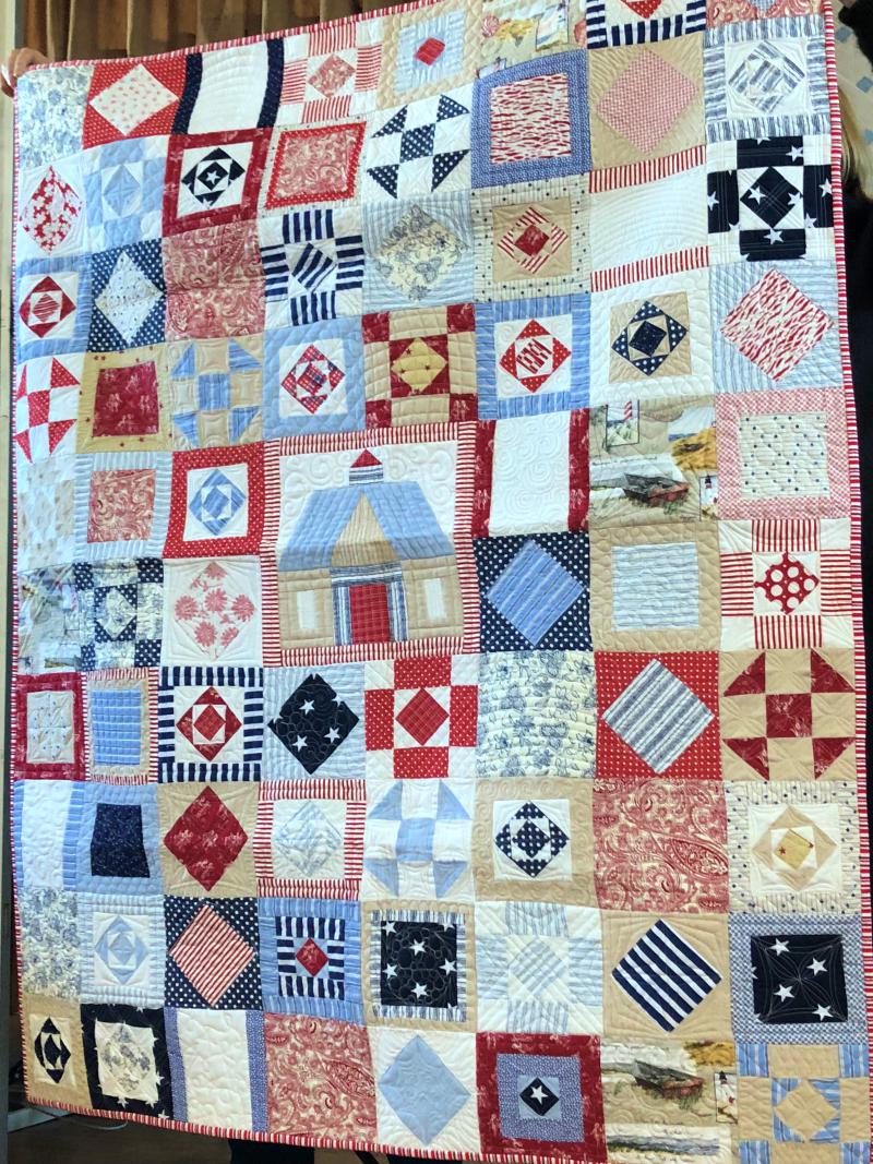 Members quilt show and tell 2