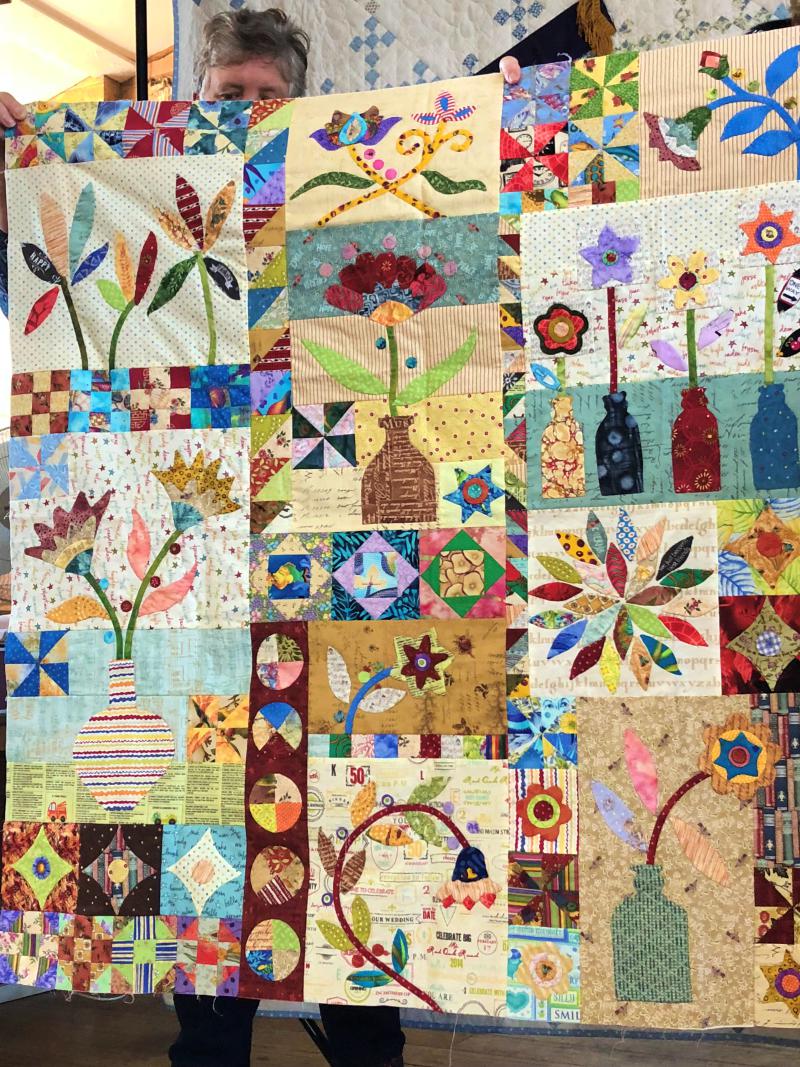 Members quilt show and tell 3