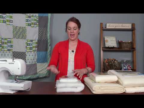 Different Types of Quilt Batting video