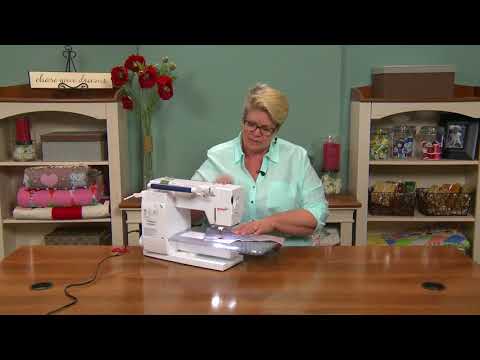 Determining free motion quilting stitch length video