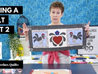 How to add facing to a quilt part 2 video