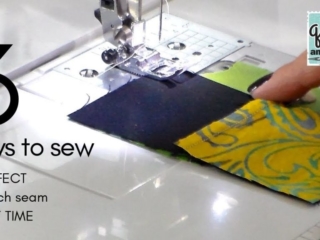 How to sew a perfect quarter-inch seam every time video