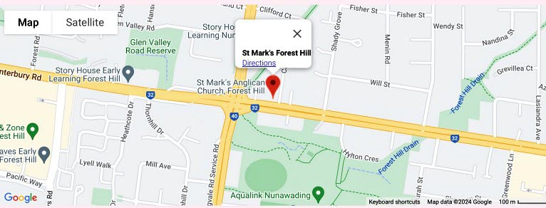 St Marks Forest Hill map